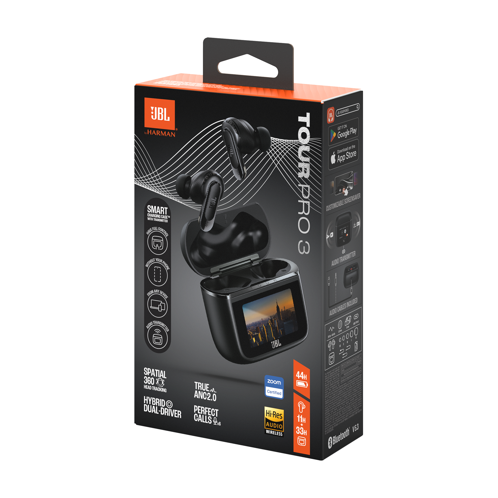 JBL TOUR3 充電ケース 黒 動作確認済 ケースのみ JBL Tour Pro 3